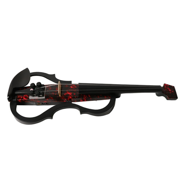 Headles Electric Violin, Silent Electric Violin Pluggable Headphone Stylish Violin Electric Fiddle For Practice Performance