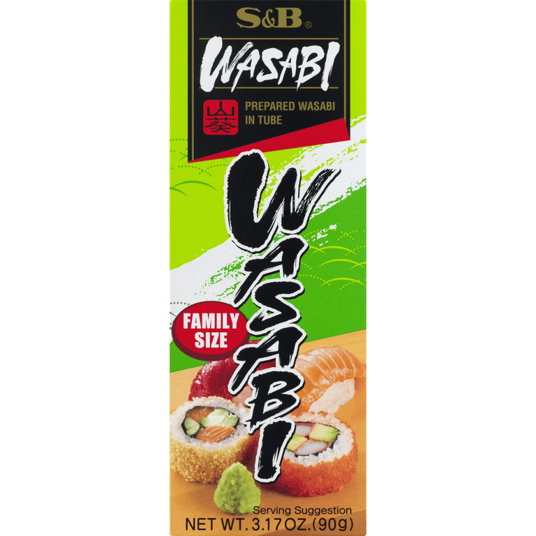 SB, Wasabi Japanese Horseradish, 3.17 oz, Low Fat, Authentic