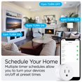 thumbnail image 3 of JONATHAN Y Smart Plug WiFi Remote App Control for Lights & Appliances; No Hub Required by  - 1 Pack 1 Pack, 3 of 5