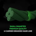 thumbnail image 4 of shiyou-Destron Complete 4X Braided Fishing Line,Moss Green,10LB,300Yds and Monofilament Leader Line,8LB,15Yds, 4 of 4