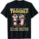 thumbnail image 1 of If We Get in Trouble It's My Sister's Fault Because Funny Camiseta, 1 of 2