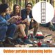 thumbnail image 2 of Sywqhk Camping especias tarro contenedor portátil condimento caja de almacenamiento de condimentos para Picnic Sywqhk Alta Calidad, 2 of 9