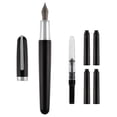 thumbnail image 2 of Goldenritt Sketchwriter Rockwell Fountain Pen - Includes Triple-Section Titanium Nib for Writing & Sketching - [Matte Black - Medium], 2 of 2