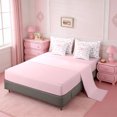 thumbnail image 3 of Erosebridal Pink Ocean Starfish 7 Pieces Bedding Comforter Set,Kawaii Bowtie Princess Bow Full Bedding Set For Girls Kids,Reversible pink, 3 of 7
