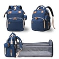 thumbnail image 1 of Mochila pañalera Lamroro 3 en 1 impermeable con cambiador, 1 of 7