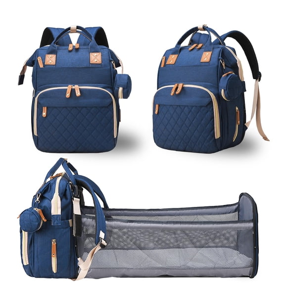 Mochila pañalera Lamroro 3 en 1 impermeable con cambiador