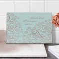 thumbnail image 2 of I Love You More Cutting Board, Doodle Style Abstract Floral Tree Branches with Swirls Love in Spring, Decorative Tempered Glass Cutting and Serving Board, Small Size, Blush White, by Ambesonne, 2 of 5
