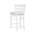 thumbnail image 4 of Linon Neville 24 Inch Indoor White Wood Counter Stool Set of 2, 4 of 16
