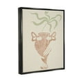 thumbnail image 4 of Stupell Industries Hands Holding Brown Vase Botanical Plants Design Metallic Gold Framed Floating Canvas Wall Art, 24x30, by Lil' Rue, 4 of 5