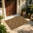 thumbnail image 4 of Coir Door Mat Heavy Duty Non Rubber Backing for Front Door, High Traffic Entrance Rug Traps Dirt, Weather Resistant Outdoor Coco Fiber Doormat, 4 of 6