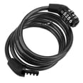 thumbnail image 3 of Cycling Cable Lock, Anti Theft 4 Digit Combination Cable Lock Steel Coiled Secure Resettable Combination Bike Cable Lock, 3 of 8