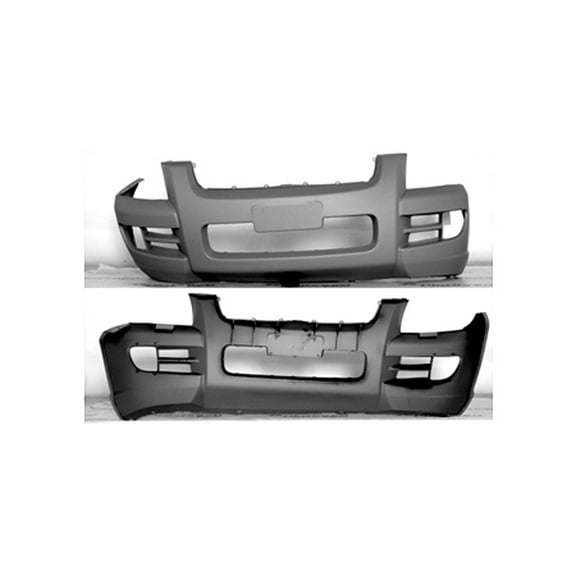 New KIA OE Unpainted Front Bumper Cover Replaces 865111F051 For EX with Luxury fits 2005-2008 Kia Sportage EX Sport Utility 4-Door::With Luxury Package