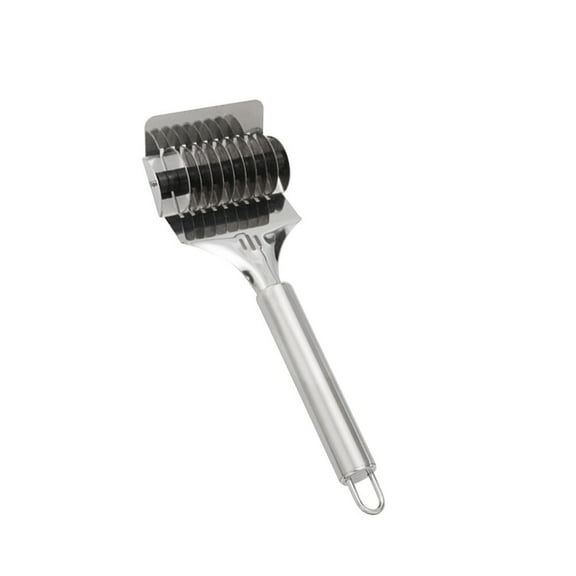 FELTECHELECTR Noodle Making Tools Spaghetti Noodle Maker Silver Dough Cutter Home Cooks Cooking 1Set