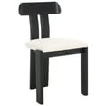 thumbnail image 5 of Safavieh Cayde Modern Wood Dining Side Chairs, Cream / Black, 5 of 8