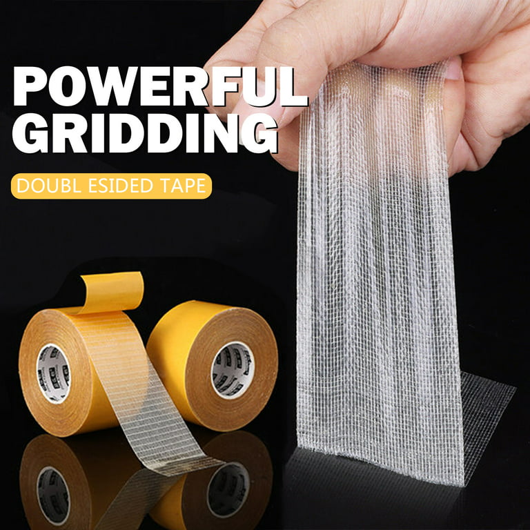 10/20m Super Strong Double Sided Tape Translucent Mesh Waterproof