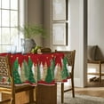 thumbnail image 3 of Christmas Tablecloth 60×84 Inch Rectangular, Christmas Trees Green Washable Table Cover for Party Picnic Dinner Decor, 3 of 6