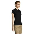 thumbnail image 3 of SOLS Womens People Pique Short-Sleeved Polo Shirt, 3 of 7