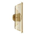 thumbnail image 2 of Hillbourne 2-Light Wall Sconce in Warm Brass, 2 of 6