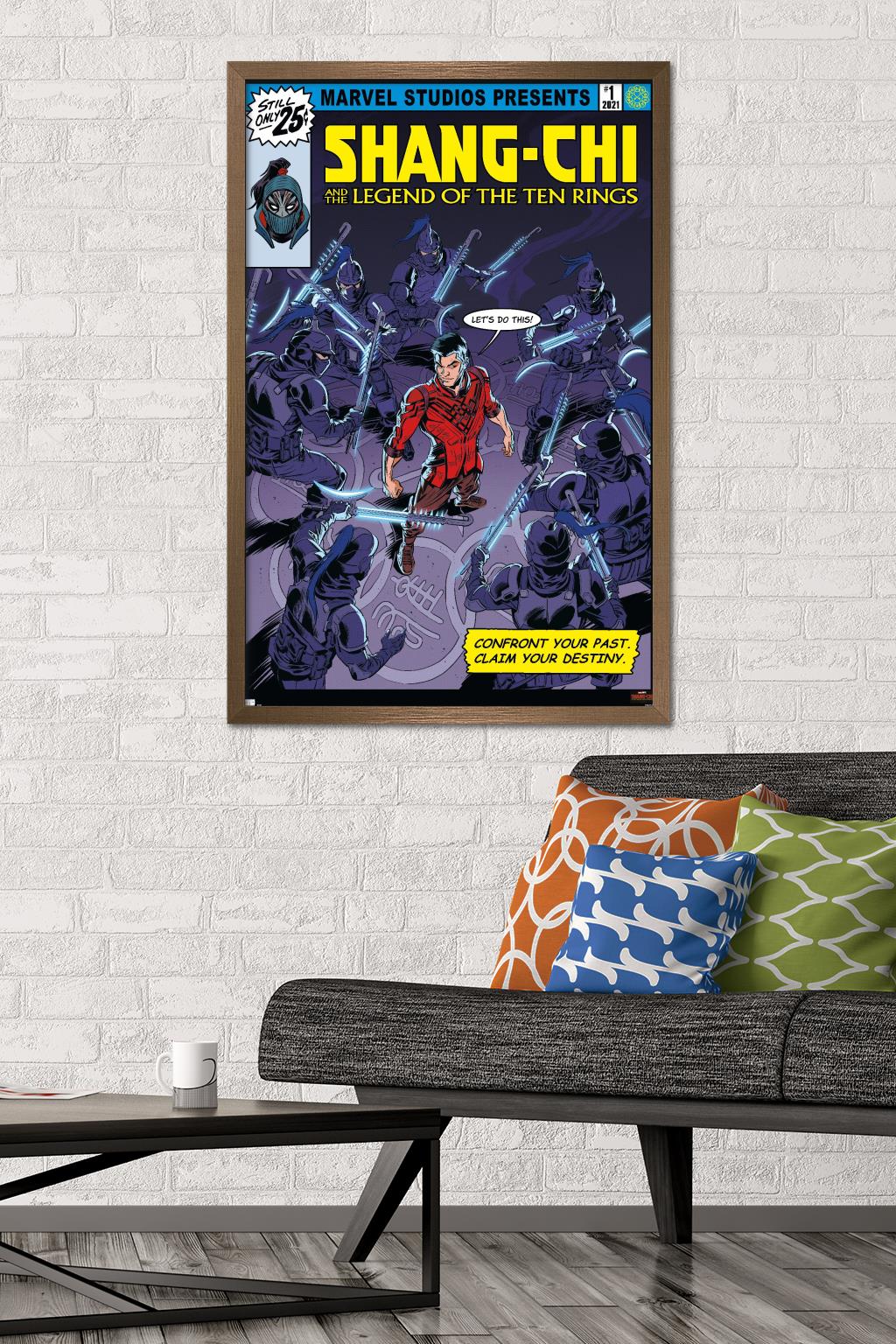Marvel Shang-Chi and the Legend of the Ten Rings - Let's Do This Wall Poster, 22.375" x 34", Framed