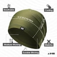 thumbnail image 5 of Cooling Skull Cap AURORADY Cap Beanie Men Women Breathable Mesh Skully Hat for Running Gym, Green One Size Bomber Hats, 5 of 7