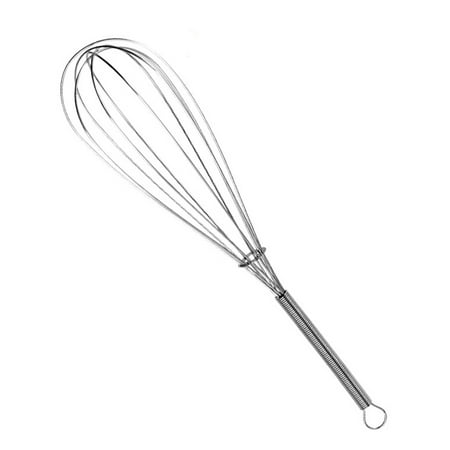 

BOFEER Balloon Wire Whisk Stainless Steel Manual Kitchen Whisk Cream Egg Stirrer for Mixing Whisking Beating Stirring