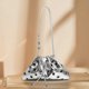 thumbnail image 1 of Mujeres Bolso Drawstring Rivet Bolso Hombro Hueco Y2K Bolso (plata), 1 of 9