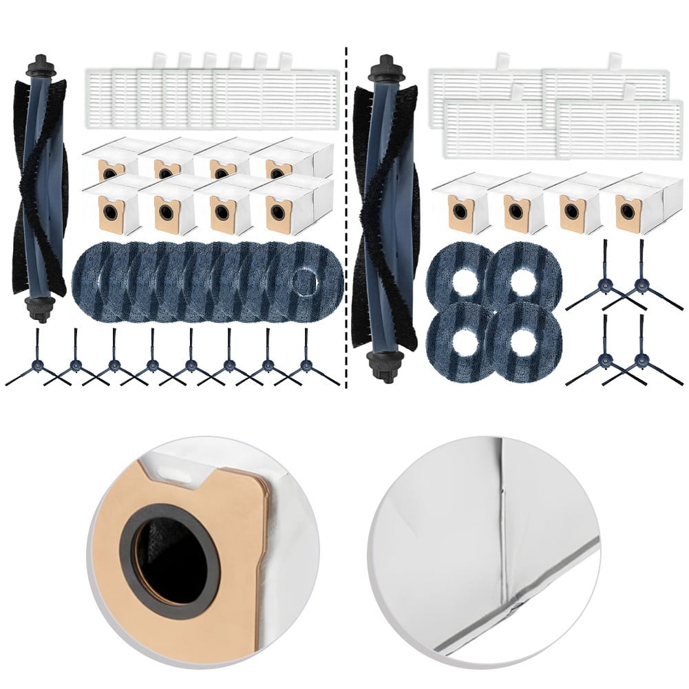 Main Side Brush Filter Mop Cloth Dust Bag Kit For eufy Robot vacuum for Omni C20