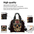 thumbnail image 5 of Herdesigns Day The Dead Skull Halloween Insulated Lunch Bag for Women Men Adults Large Reusable Lunch Box Leakproof Portable Cooler Tote Bags with Adjustable Shoulder Strap, 5 of 7