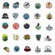 thumbnail image 4 of autocollants Pack 50 Piezas Vinilo Graffiti Pegatinas Pour Ordinateur Portable Voiture Planche Roulettes Moto Vlo Bagages Pare-chocs Bombe Autocollan, 4 of 5