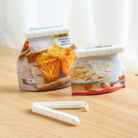 

Big promotion!!5Pcs/set Plastic Bag Sealer Snack Fresh Food Storage Bag Clips Kitchen Sealing Tool Accessories Vacuum Sealing Clamp Food Clip