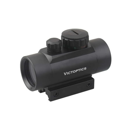 VictOptics Red Dot Sight 1x35mm 5 MOA Green/ Red Dot Reticle 6061-T6 Black