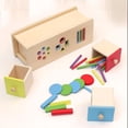 thumbnail image 4 of BUTOMKY Montessori Wooden Color & Shape Sorting Box - Geometric Matching Blocks Learning Toy, Educational Activity Cube for Toddlers 1-3 & 3-5 Years Old, 4 of 8