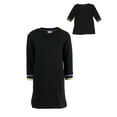 thumbnail image 2 of Leveret Girl Sweat Dress Black 5 Year, 2 of 2