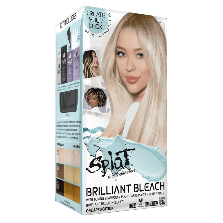 2022 NEW SPLAT BRILLIANT BLEACH KIT HAIR BLEACH BEAUTY TALK LA Walmart