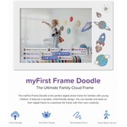 myFirst Frame Doodle 9 - Inch Digital Photo Frame: 32GB Memory, Auto - Rotate, Wall Mount & App-Based Photo/Video Sharing