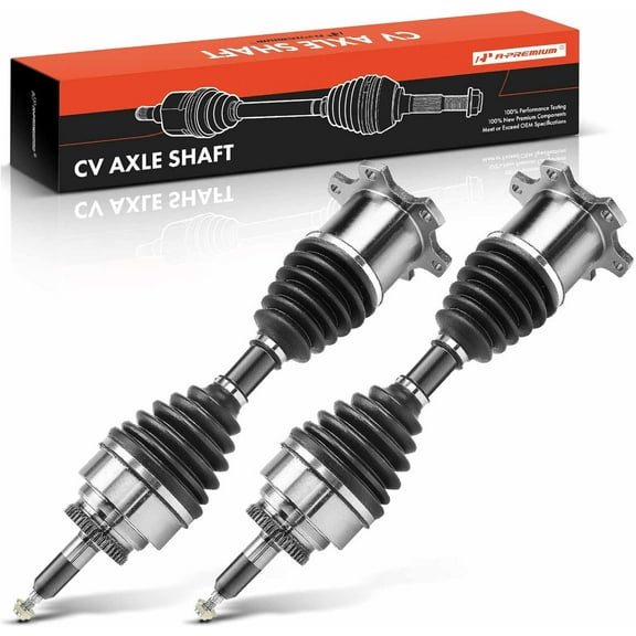 A-Premium Pair (2) Front CV Axle Shaft Assembly Compatible with Ford F150 2004-2008, Expedition 2003-2006, Lobo & Lincoln Navigator 2003-2006, Mark LT, 4.2L 4.6L 5.4L, 4WD, Driver or Passenger Side