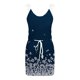 thumbnail image 4 of Vestido de tirantes suelto con estampado de vendaje sin mangas con cuello en V casual para mujer Fridja  hjkh6289, 4 of 5