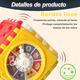 thumbnail image 2 of Juguete Niños Didáctico Educativo 6en1 Cubo Actividades Bebé Xtellar amarillo, 2 of 4