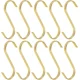 thumbnail image 4 of 10 Uds. Ganchos colgantes en forma de S, ganchos de Metal, ganchos colgantes de Metal, ganchos multifuncionales para cocina, oficina, baño, ganchos para carne, ganchos para carnicero kaili Sencillez, 4 of 4