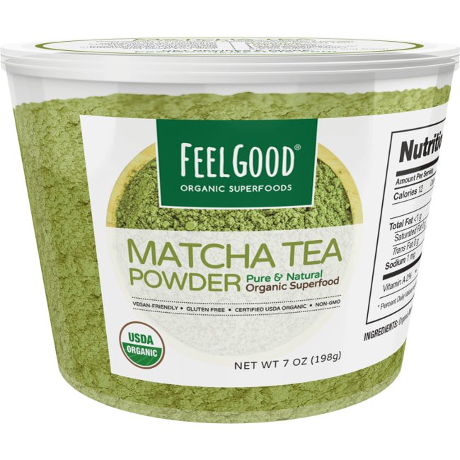 FeelGood Matcha Tea Powder 7 oz Pwdr.
