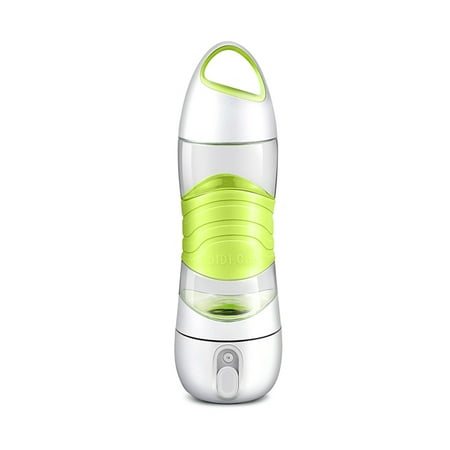 4 In 1 Smart Water Bottle DIDI Sports Beauty Spray Cup Moisturizing Skin SOS Warning Light 2 Hours Reminder Drinking Cool Mist Humidifier LED Night Lighting USB Recharging 400ml