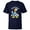 Navy, variant on Donald Duck Classic Vintage Retro Birthday Flex - Short Sleeve T-Shirt for Kids - Customized-Navy
