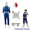 thumbnail image 3 of Disfraz de héroe de anime Shoto Todoroki Shoto Boku no Hero Academia, para hombre y mujer, pantalones y cinturón, peluca, tallas XS a XXXL, 3 of 5