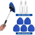 thumbnail image 2 of POINTERTECK Car Windshield Cleaner Car Window Cleaner with Extendable Handle Windshield Cleaning Tool with 5 Reusable and Washable Pads Telescopic Auto Glass Cleaning Tool for SUV RV Truc, 2 of 9