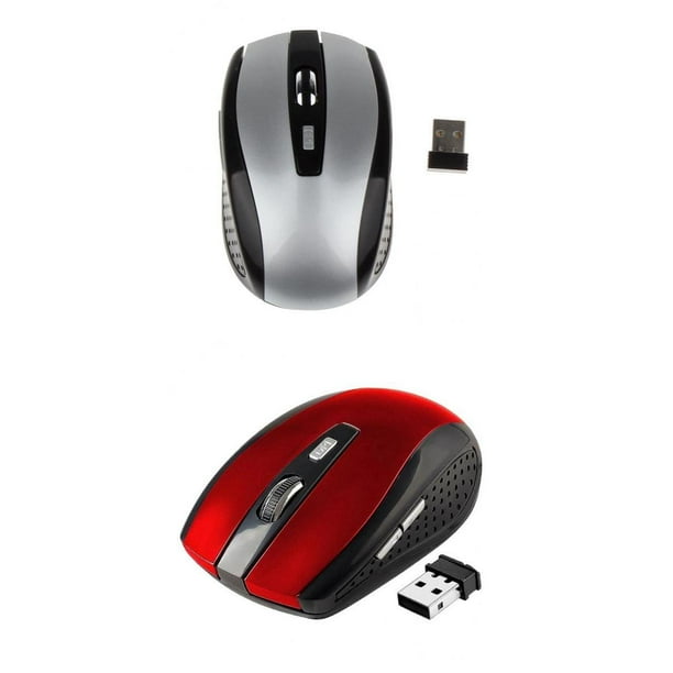 Mini Ratón Óptico Inalámbrico Ratones Portable Electrónica de Videojuegos Deporte