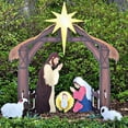 thumbnail image 1 of Christmas Jesus Inserting Card Plastic Board Holy Family Nativity Scene Yard Outdoor Garden Decorative Christmas Party OrnamentColorfulGERMANY He Qiyong unisex, 1 of 1