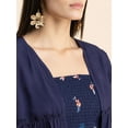 thumbnail image 4 of Moomaya Womens Viscose Rayon Co-Ord Set, Printed Dress With Shrug, 4 of 8