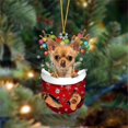 thumbnail image 3 of Lindos adornos colgantes para árbol de Navidad con forma de perro salchicha, colgantes para el hogar, decoraciones navideñas, regalos de Año Nuevo 2024, 3 of 5