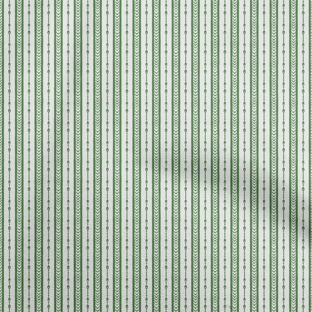 oneOone Cotton Cambric Green Fabric Asian Block Craft Projects Decor Fabric Printed By The Yard 42 Inch Wide