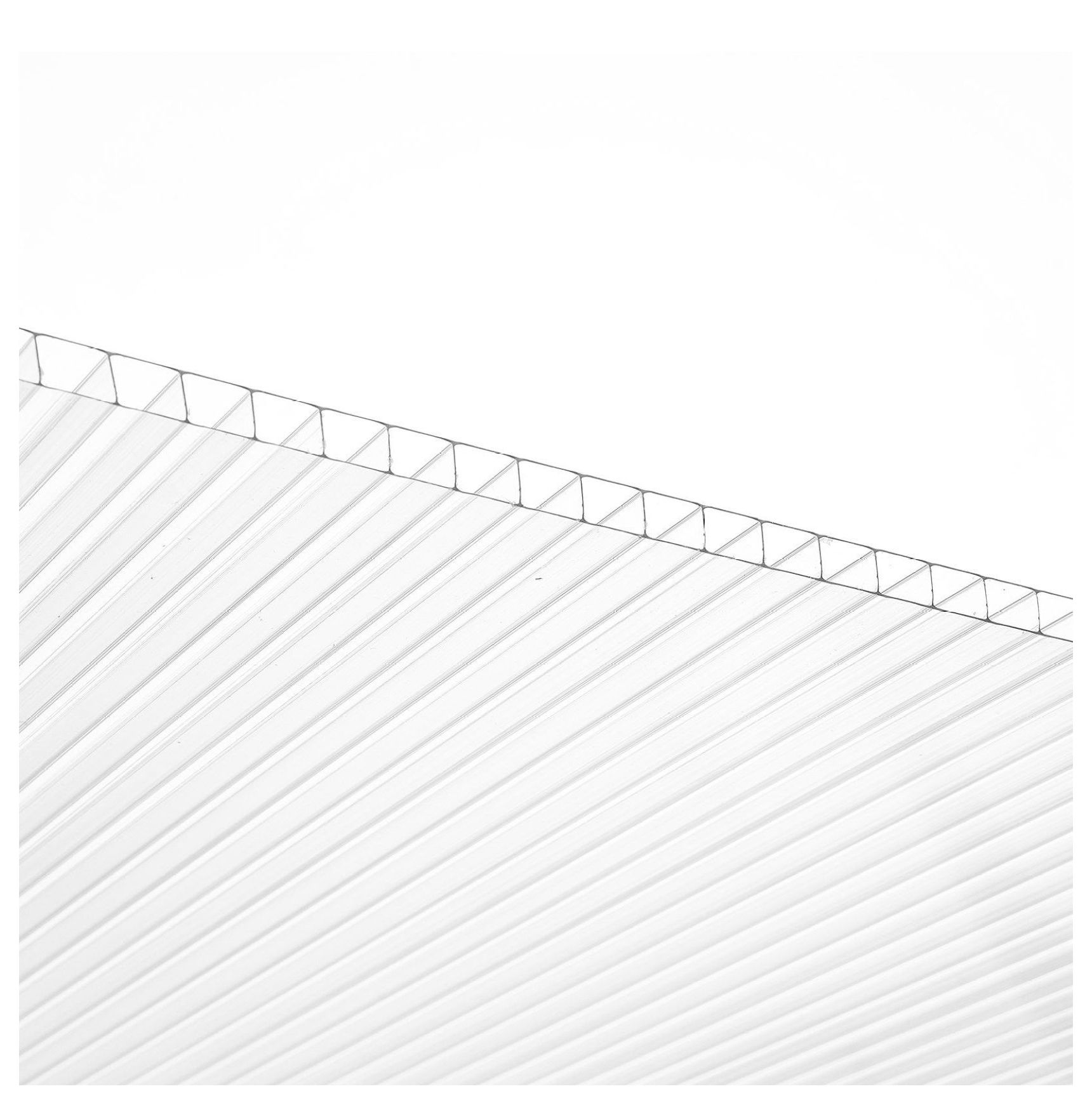 Polycarbonate Greenhouse Panels 5 Pack, 2'x4'x0.32'' - UV Protection, Waterproof Roofing Sheets for Greenhouse, Garden, Clear Corrugated Plastic